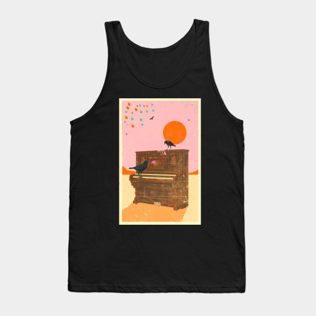 CROWS PIANO Tank Top by Showdeer